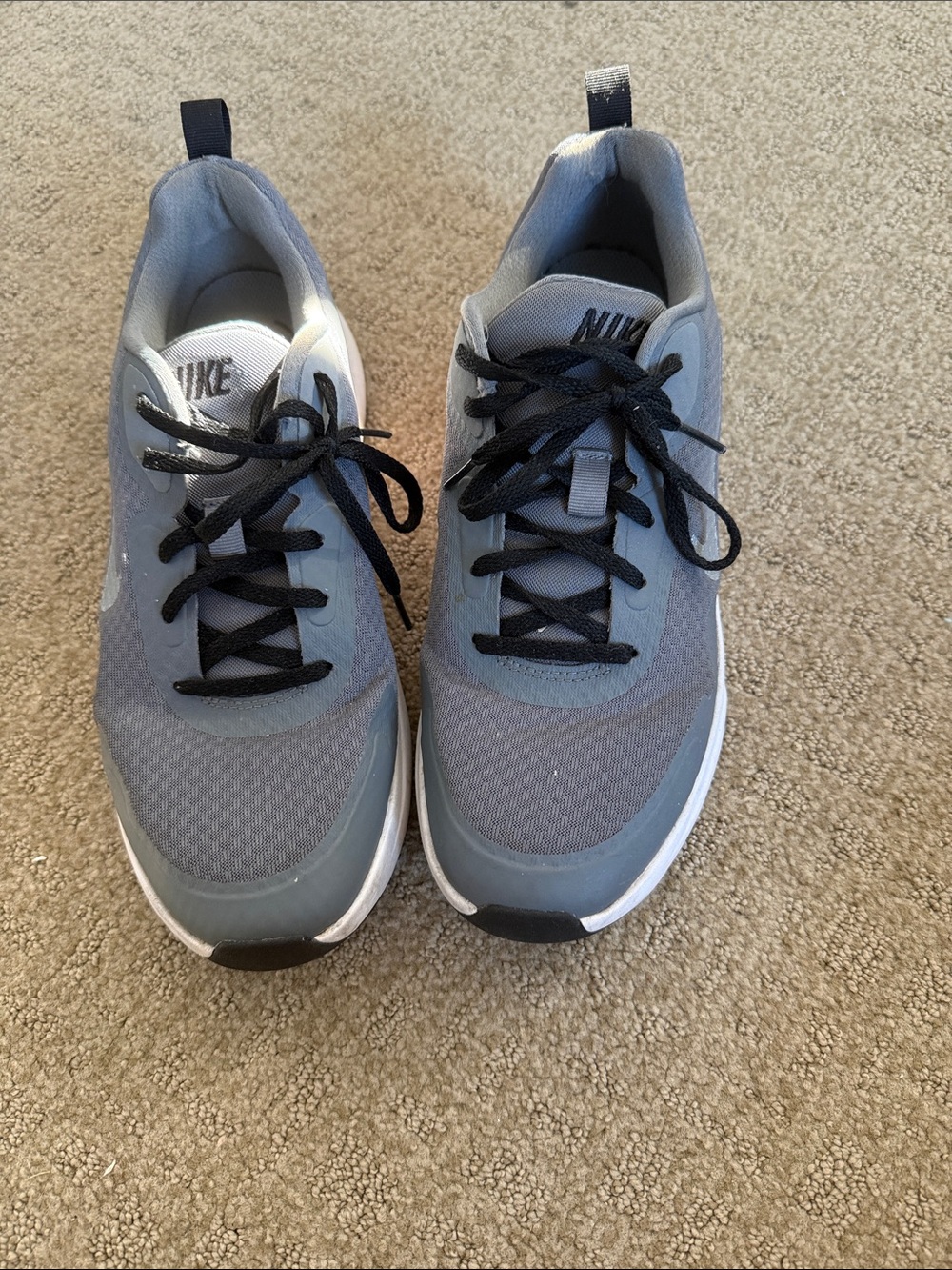 Nike Gray and Black Lightweight Trainers